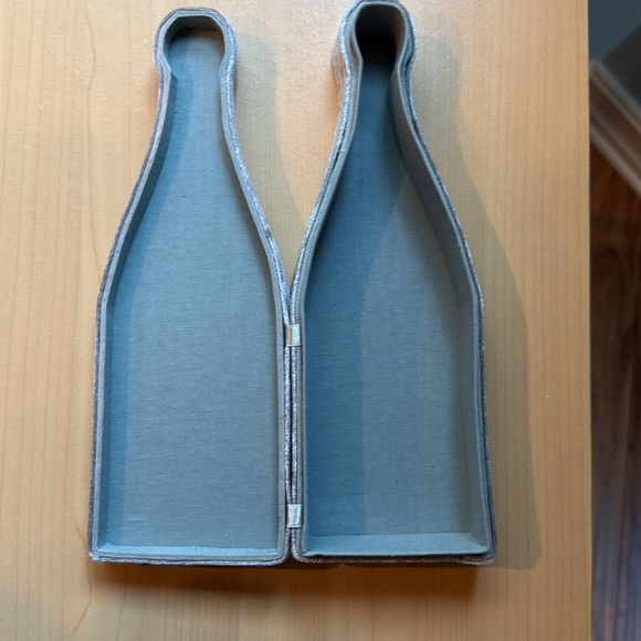 Vintage Sequin & Satin  1998 Champagne Bottle Trinket Box Millennium 1999/ 2000 - Picture 10 of 10